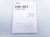 TEAC HA-501 Headphone Amplifier; Stereo Preamplifier; HA501