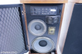 McIntosh XR5 Vintage Floorstanding Speakers; Walnut Pair; AS-IS (Old Surrounds)