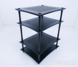 Quadraspire SVT 33" 4-Shelf Component Rack; Black