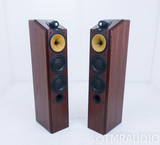B&W CDM 9NT Floorstanding Speakers; Red Stained Cherrywood Pair