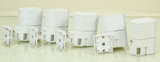 Bose Jewel Cube Speakers; Set of 5 White with Brackets / Adapters