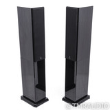 Atlantic Technology 451 LR Bookshelf Speakers; Black Pair w/ Pedestal Stands