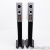 Revel Ultima Gem Bookshelf Speakers; Light Grey / Aluminum Pair w/ Stands