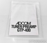 Adcom GTP-400 Vintage AM/FM Tuner / Preamplifier; MM Phono