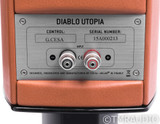 Focal Diablo Utopia III Bookshelf Speakers; Custom Orange Leather Pair w/ Stands