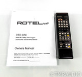 Rotel RTC-970 5.1 Channel Home Theater Processor; Tuner; Remote