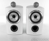 B&W 805 D3 Bookshelf Speakers; Satin White Pair