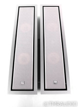 B&W FPM5 On-Wall / Bookshelf Speakers; FPM-5; Silver Pair w/ Stands