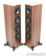 KEF Q550 Floorstanding Speakers; Walnut Pair; Mint (No Grills)