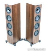 KEF Q550 Floorstanding Speakers; Walnut Pair; Mint (No Grills)