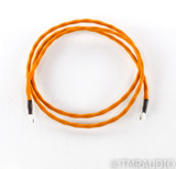 Luna Cables Orange Phono Turntable Ground Wire; Single 1.3m Cable (SOLD)
