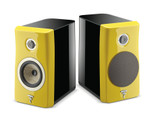 Focal Kanta No.1 Bookshelf Speakers; Black / Solar Yellow Pair (New)