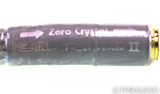Acoustic Zen Silver Reference II RCA Cables; Zero Crystal; 1m Pair Interconnects