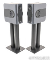 Kii Three Powered Bookshelf Speakers; DSP; Graphite Pair w/ Stands