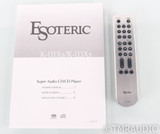 Esoteric K-01Xs CD / SACD Player; K01XS; Silver; Remote