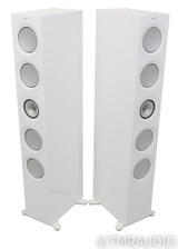 KEF R11 Floorstanding Speakers; R-11; Gloss White Pair