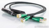 AudioQuest Earth XLR Cables; 1m Pair Balanced Interconnects; 72V DBS (SOLD2)
