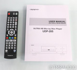 Oppo UDP-205 Universal 4K UHD Blu-Ray Player; UDP205; HDR; Remote (SOLD)