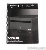 Emotiva XPA-2 Gen3 Stereo Power Amplifier; XPA2; Black