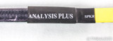 Analysis Plus Oval 9 Black Mesh Speaker Cables; 0.5m Pair