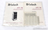 McIntosh XR-16 Vintage Floorstanding Speakers; Walnut Pair; XR16 (New Surrounds)