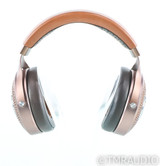 Focal Stellia Closed Back Headphones; Chocolate Leather Pair