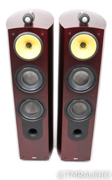 B&W Nautilus 803 Floorstanding Speakers; Red Cherry Pair