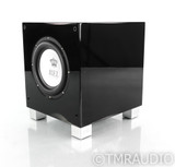 REL T/7i 8" Powered Subwoofer; Piano Black; T-7i