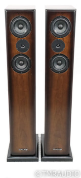 Salk Sound SongTower Floorstanding Speakers; Curly Walnut Pair w/ Burst Edges