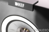 KEF R300 Bookshelf Speakers; R-300; Piano Black Pair