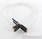 WyWires Platinum Series RCA Cables; 1m Pair Interconnects (SOLD)