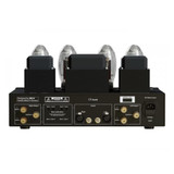 Lab12 Suara Tube Power Amplifier, matt black rear panel, inputs and outputs