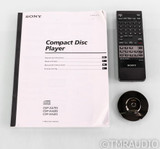 Sony CDP-XA7ES CD Player; Remote; Black; CDPXA7ES