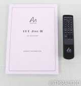 Audio Note CDT Zero/II CD Transport; Black; Remote (SOLD)