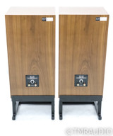 KLH Model 5 Floorstanding Speakers; Walnut Pair w/ Stands