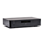 Rotel RCD-1572 MkII CD Player, black finish left angled view