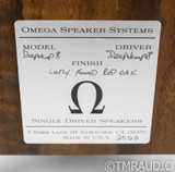 Omega DeepHemp 8 8" Powered Subwoofer; Curly Fumed Red Oak