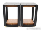 Wharefedale Linton Speaker Stands; Walnut Pair