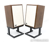 KLH Model 3 Bookshelf Speakers; Walnut Pair w/ Stands; Model Three (SOLD)