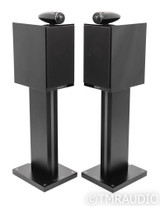 B&W 705 S2 Bookshelf Speakers; S-2; Piano Black Pair w/ Stands