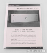 Platinum Power 1 AC Power Line Conditioner; PP-1; 20A