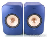 KEF LSX II Powered Wireless Bookshelf Speakers; WiFi; Google; Cobalt Blue Pair