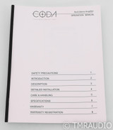 Coda Continuum No. 8 V2 Stereo Power Amplifier (SOLD2)