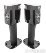 Focal Sopra No. 1 Bookshelf Speakers; Black Lacquer Pair w/ Stands; N1