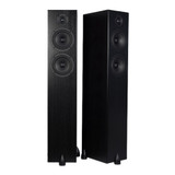 Totem Acoustic Bison Twin Tower Floorstanding Speakers, black ash pair