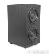 Rhythmik F8 Dual 8" Powered Subwoofer; F-8; Black Oak