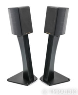 Sonus Faber Concertino Domus Bookshelf Speakers; Black Pair w/ Stands