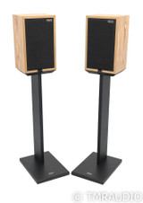 Rogers LS3/5A Bookshelf Speakers; Olive Pair w/ Stands