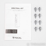 Focal Spectral 40th Anniversary Floorstanding Speakers; Walnut Pair (SOLD)