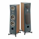 Focal Kanta No. 3 Floorstanding Speakers, walnut mat and dark grey mat Pair